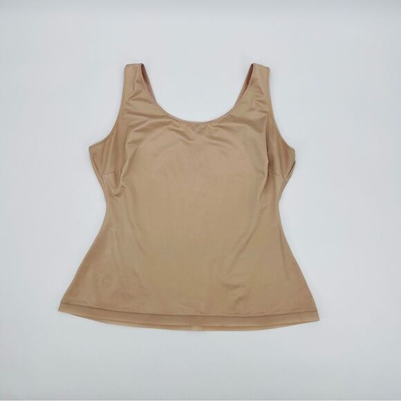 Spandex Tank Top Nude Tan Size 2X - Picture 3 of 5